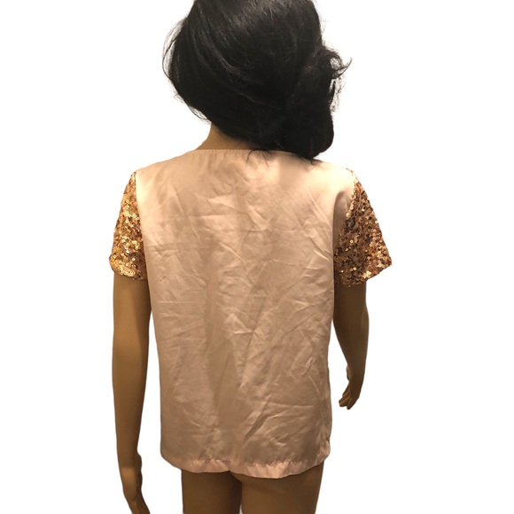 Rose gold sequin top - Picture 9 of 11